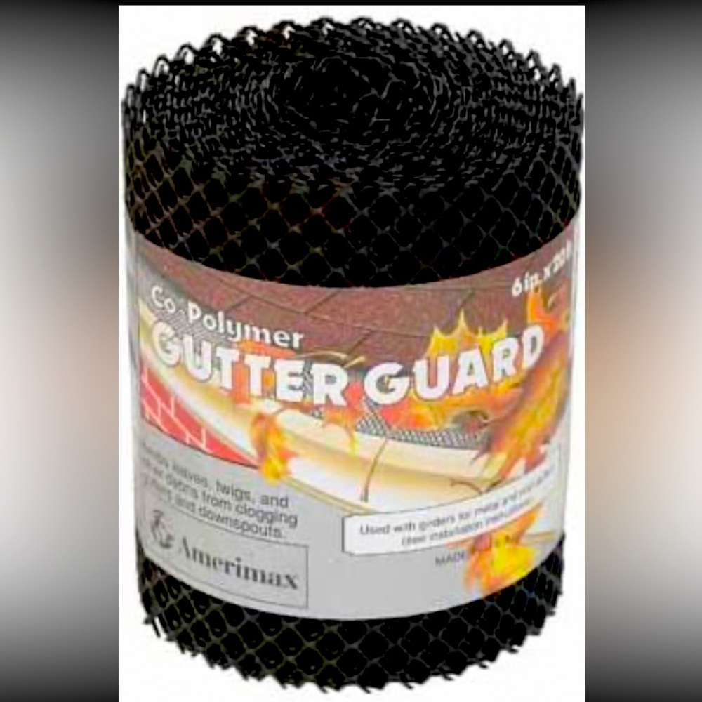 Amerimax Gutter Guard 6 " X 20 ' Plastic Blk
